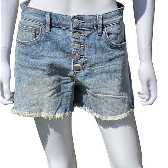 💋NWT JOE’S High Waist Button Fly Raw Hem Denim Shorts - Picture 3 of 13